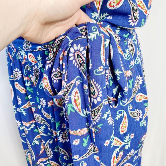 NWT Westport Paisley Wrap Top Jumpsuit - Picture 7 of 13